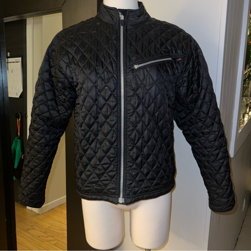 Obermeyer Black Light Weight Quilted Ski Jacket - Size 10